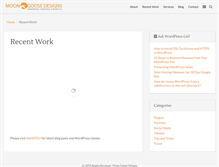 Tablet Screenshot of moongoosedesigns.com